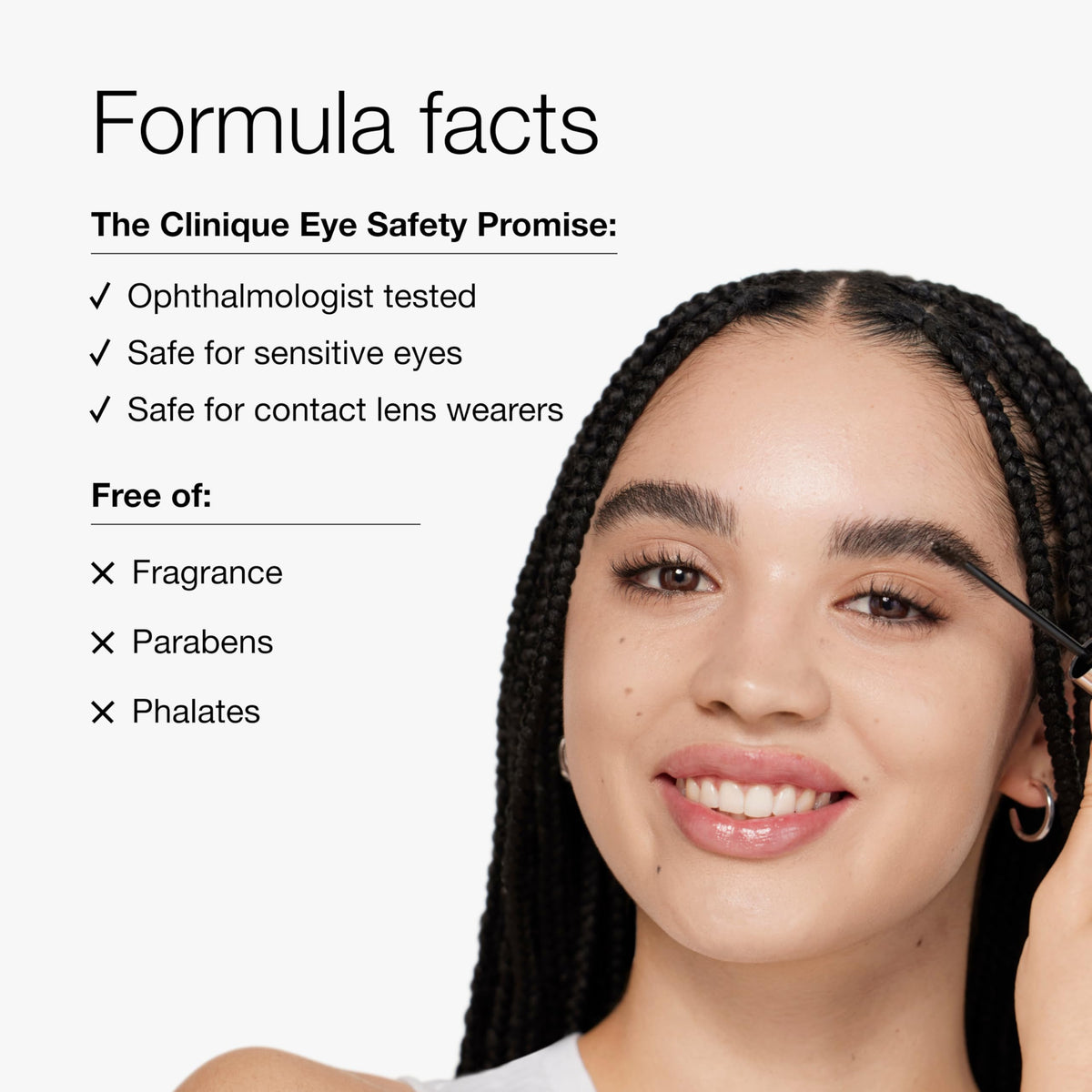 Clinique Just Browsing nourishing oil blend conditions brow hairs for softness.