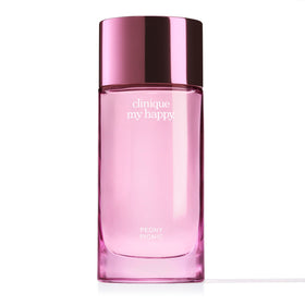 Clinique My Happy Peony Picnic bottle highlights a bright floral fragrance for daytime wear.