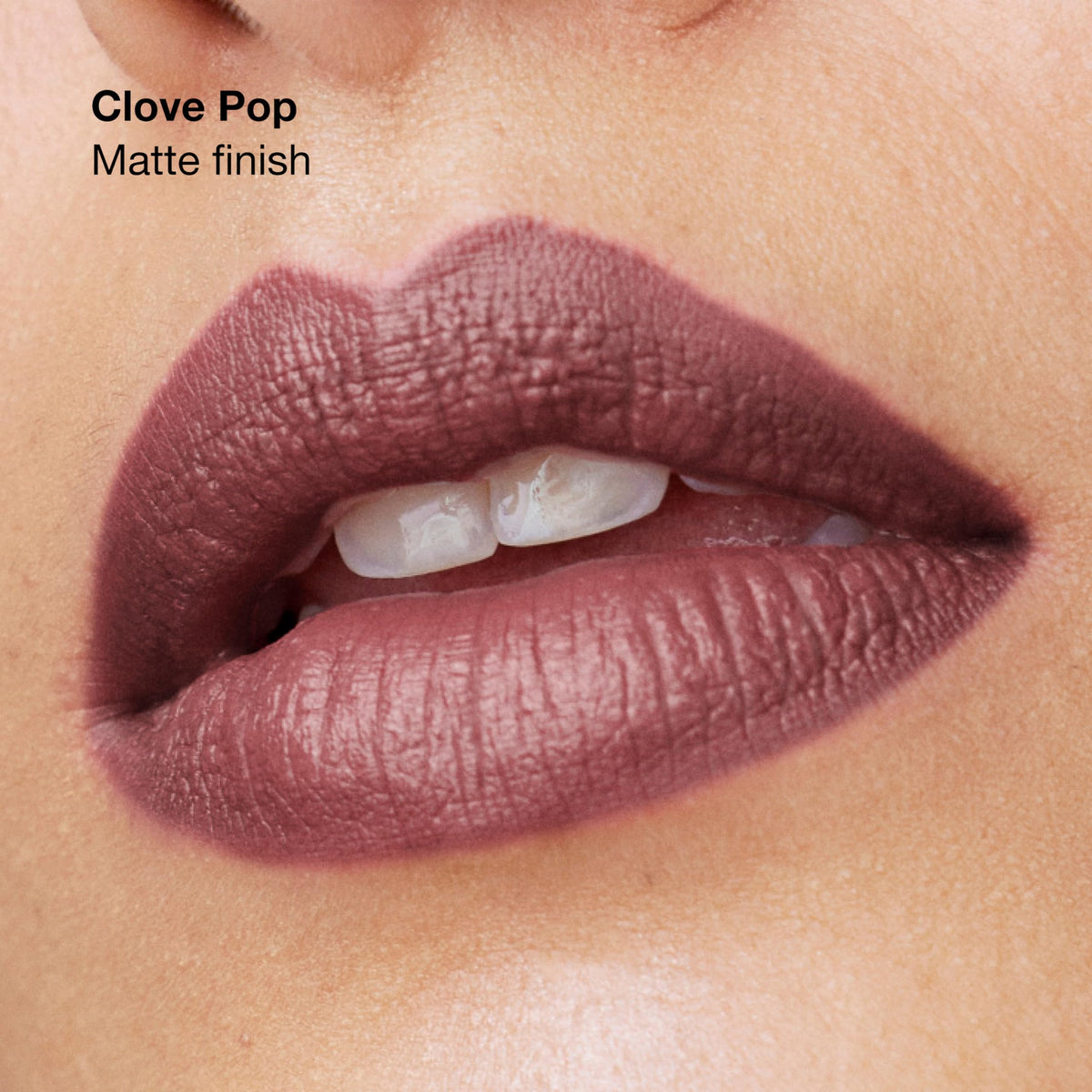 Clinique Pop Longwear Lipstick Matte finish close-up with bold, color-true results