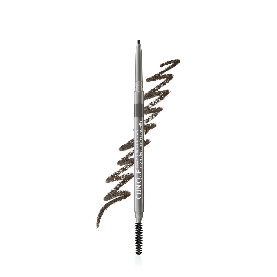 Clinique Quickliner For Brows pencil tip close-up for precise natural strokes.