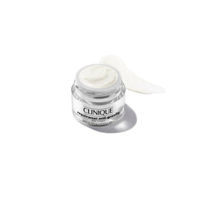 Clinique Repairwear Anti-Gravity Eye Cream texture close-up highlighting cushiony application.