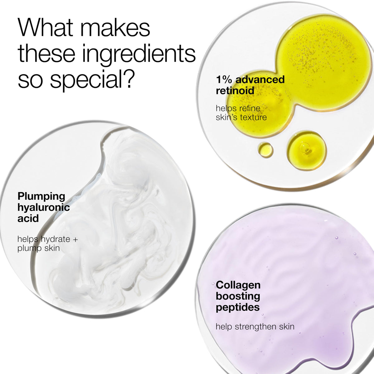 Clinique Smart Clinical Repair serum applied to hands for quick hydration.