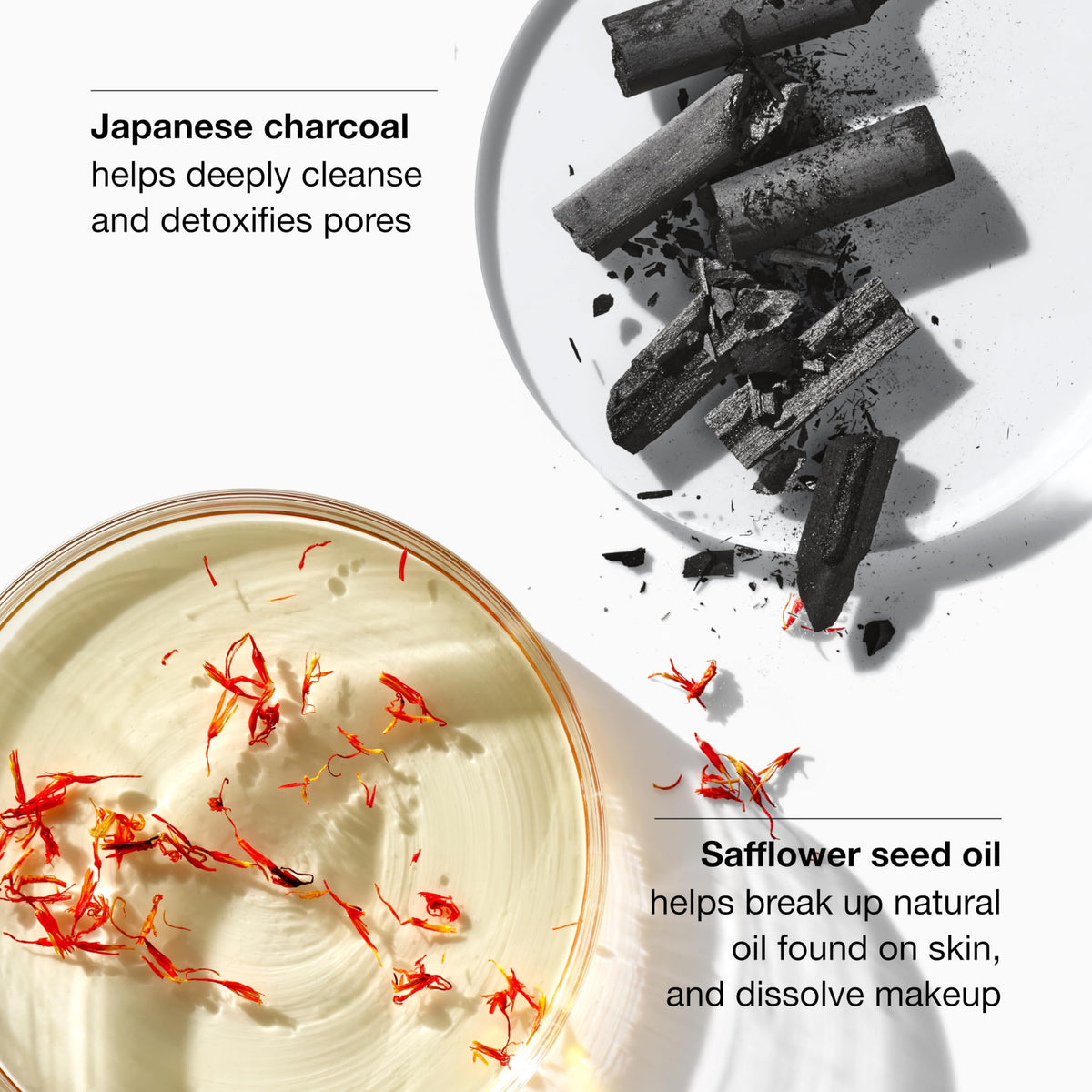 Clinique Take The Day Off balm-to-oil formula shown in action for makeup removal