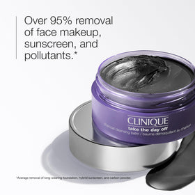 Clinique Take The Day Off balm texture silky transitioning to oil for gentle cleansing