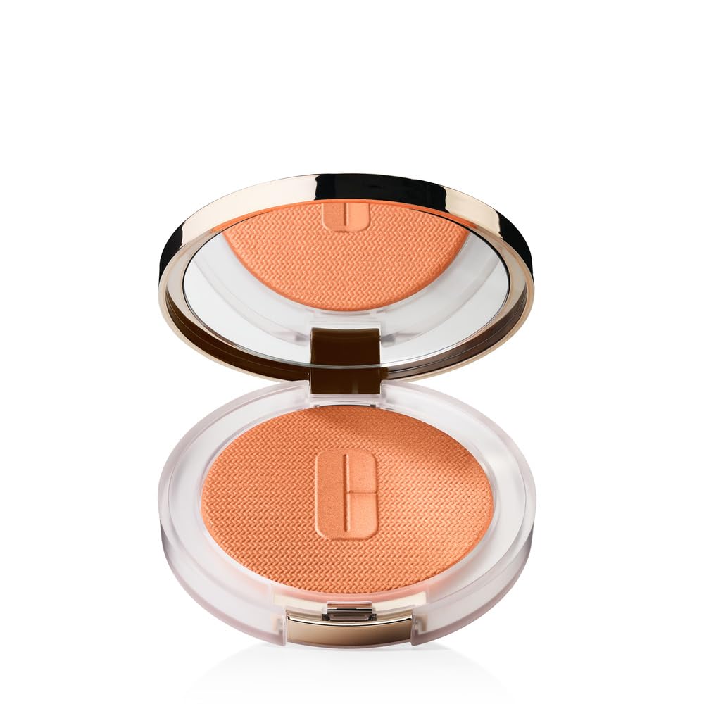 Clinique True Highlight weightless illuminator compact for on the go glow.