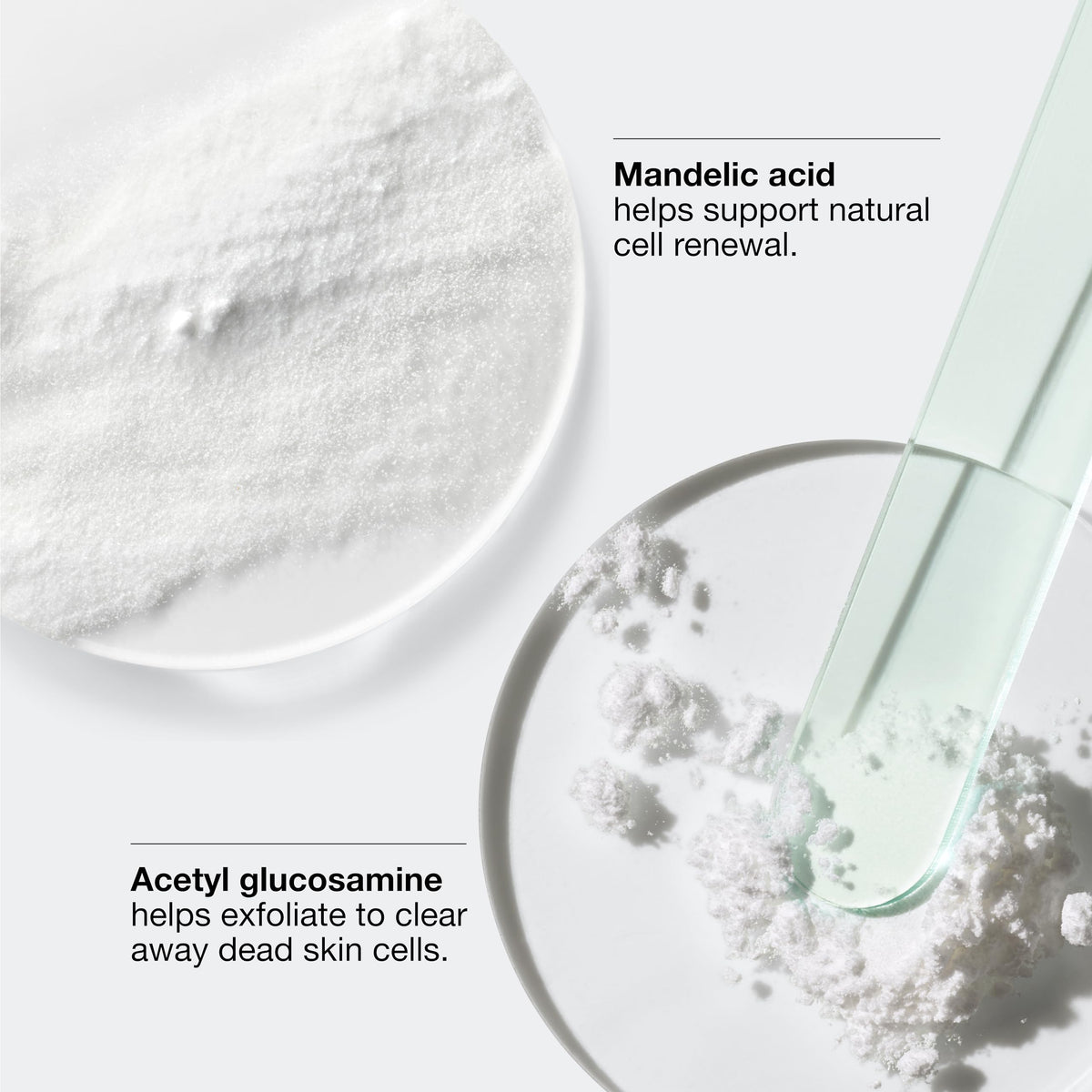Clinique Turnaround renewal visuals with glow and refined texture.