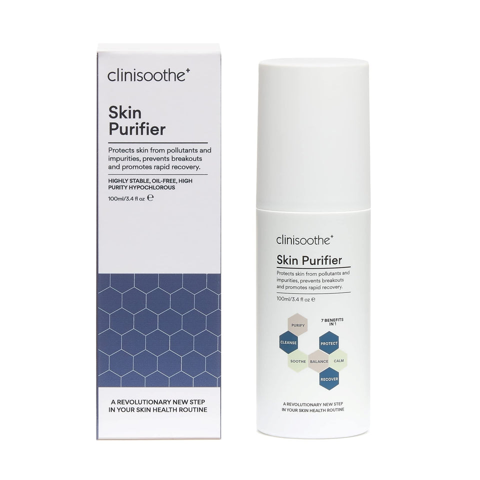 Clinisoothe+ Skin Purifier bottle front for daily cleansing across all skin types