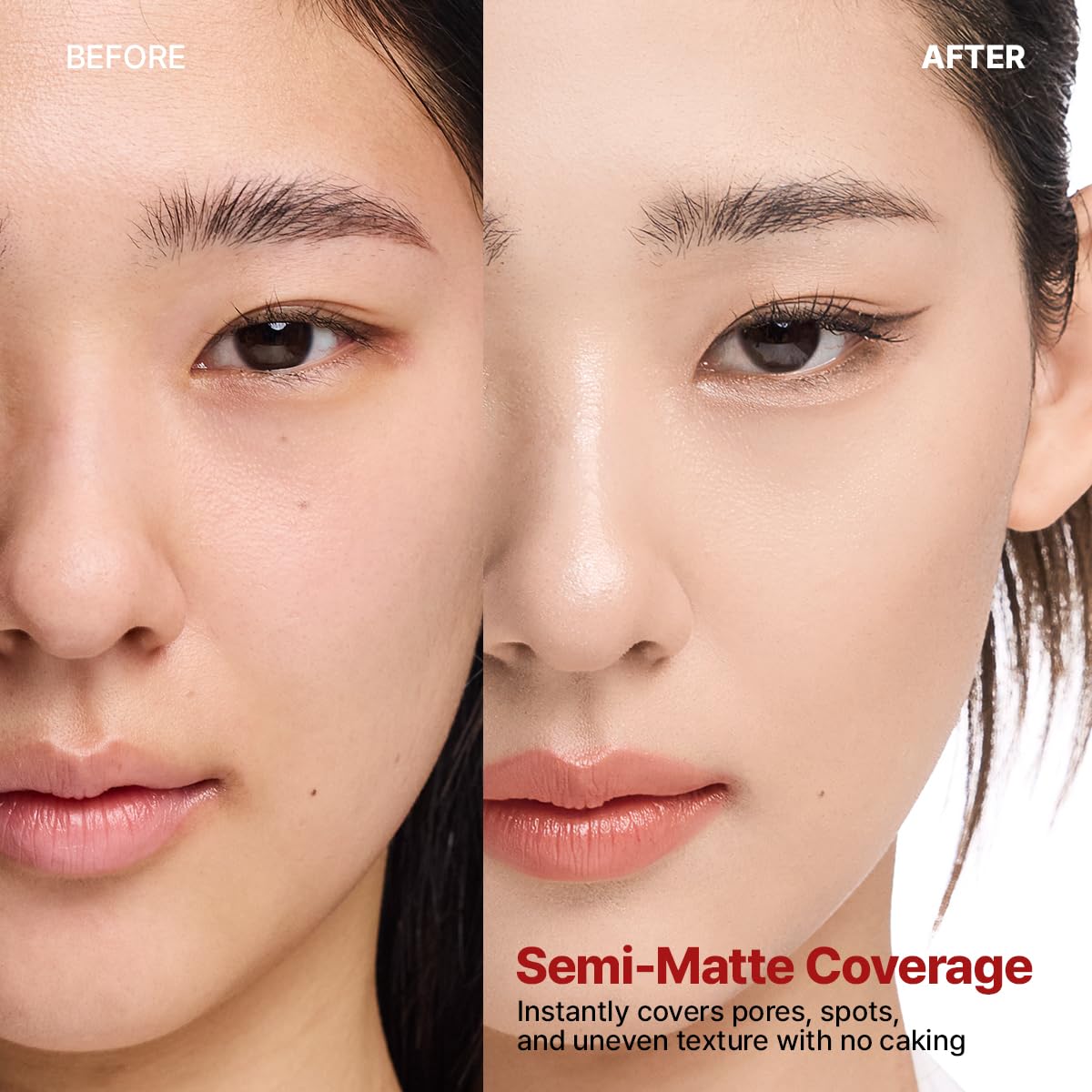 CLIO Kill Cover Founwear Ginger texture closeup highlights lightweight, buildable coverage