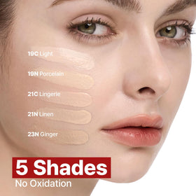 CLIO Kill Cover Founwear Cushion lightweight formula stays comfortable all day.