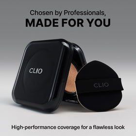 CLIO Kill Cover Founwear Cushion shade 21N Linen matches light neutral tones.