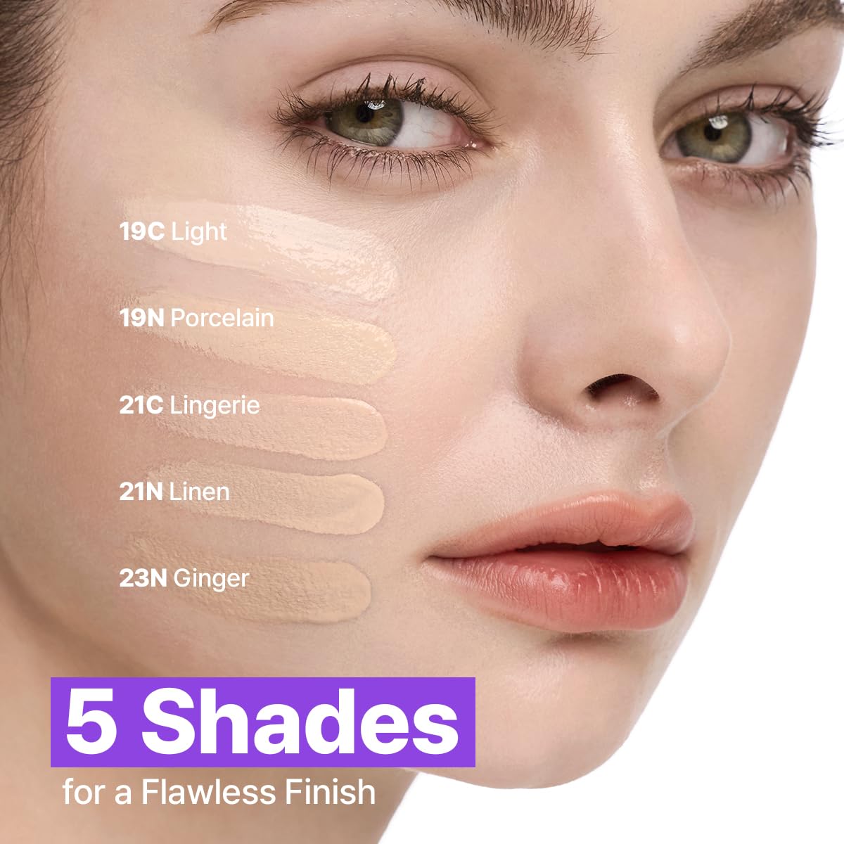 CLIO Kill Cover Mesh Blur Cushion finishes with a semi-matte glow.