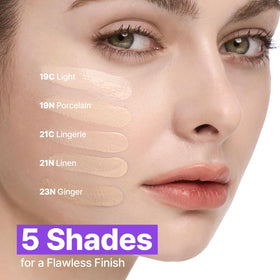 CLIO Kill Cover Mesh Blur Cushion finishes with a semi-matte glow.