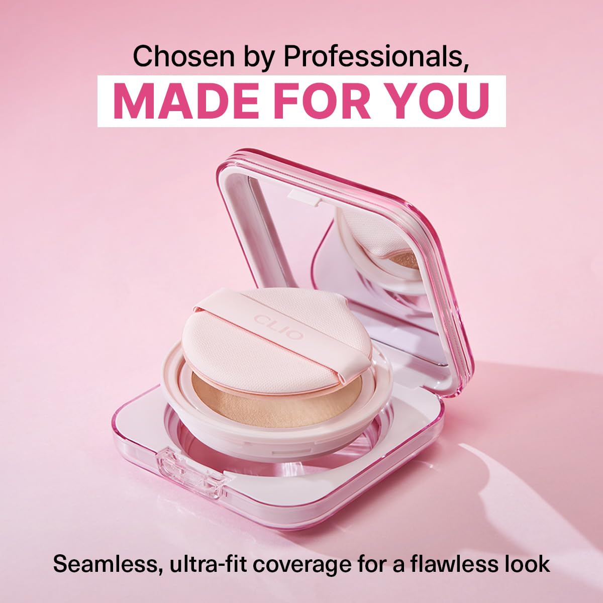 Wear test of CLIO Kill Cover shows radiant, non-cakey look over time