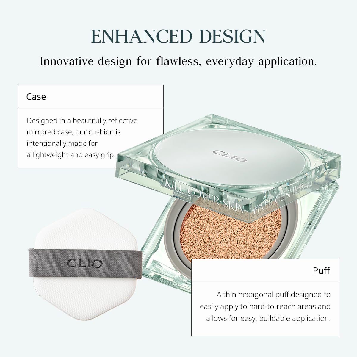 CLIO Kill Cover longwear test demonstrates smudge resistance.