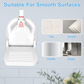 CLIO user shaving legs with foot rest for easier reach