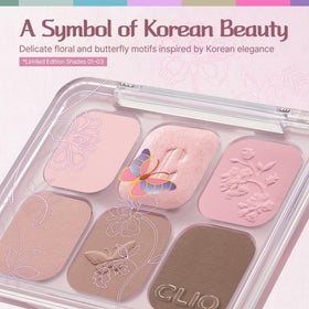 Baked cream powder payoff on CLIO Muse Master for soft color
