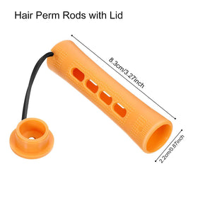Orange perm rods with 8 vents for even saturation