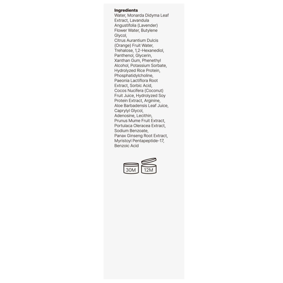 CLIONE PRIME aftercare guidance card for routine lash care.