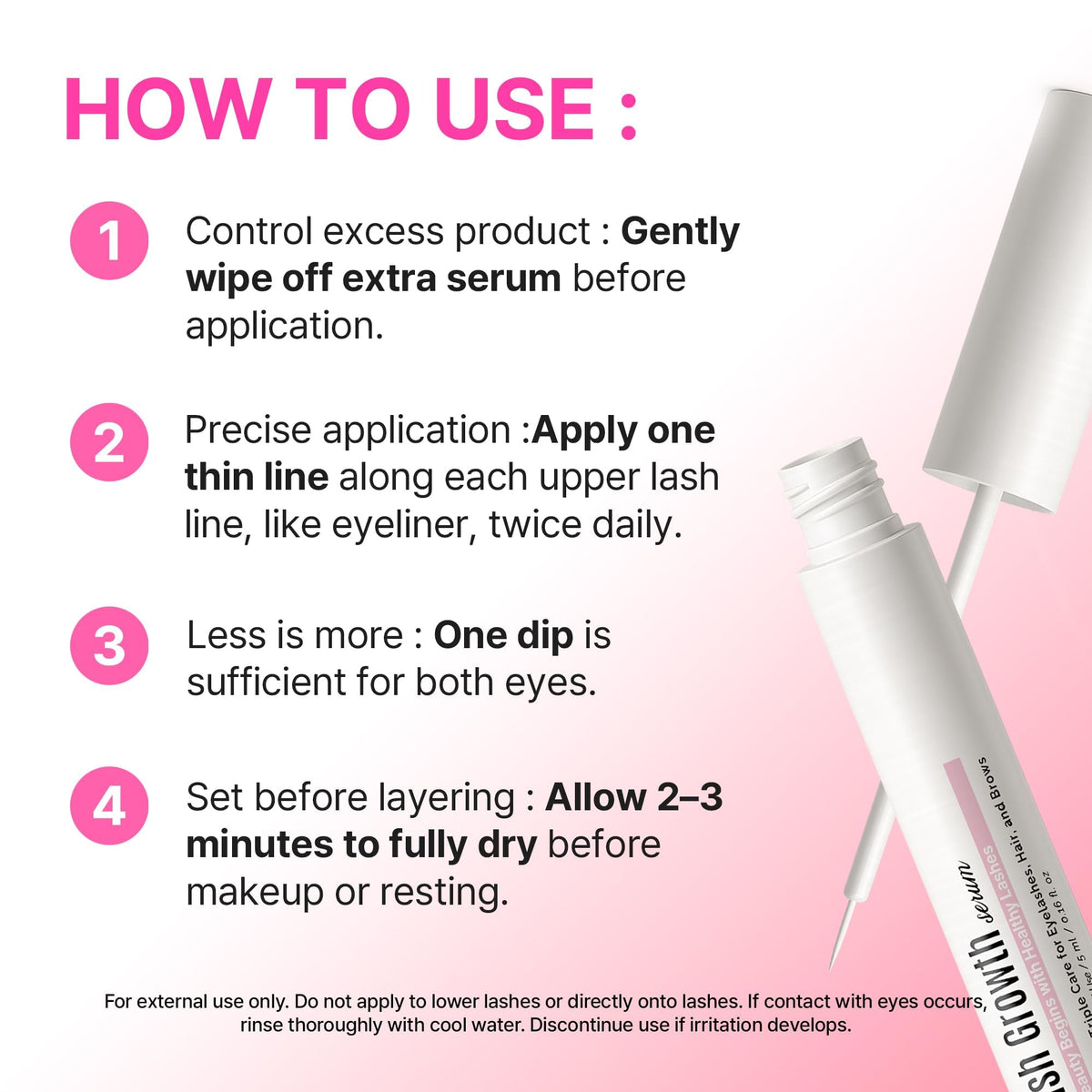 CLIONE PRIME watery-texture serum visible around the eye area.