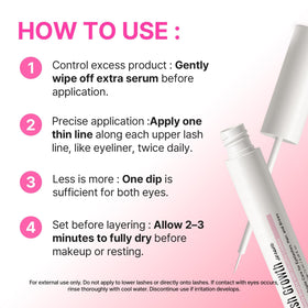 CLIONE PRIME watery-texture serum visible around the eye area.