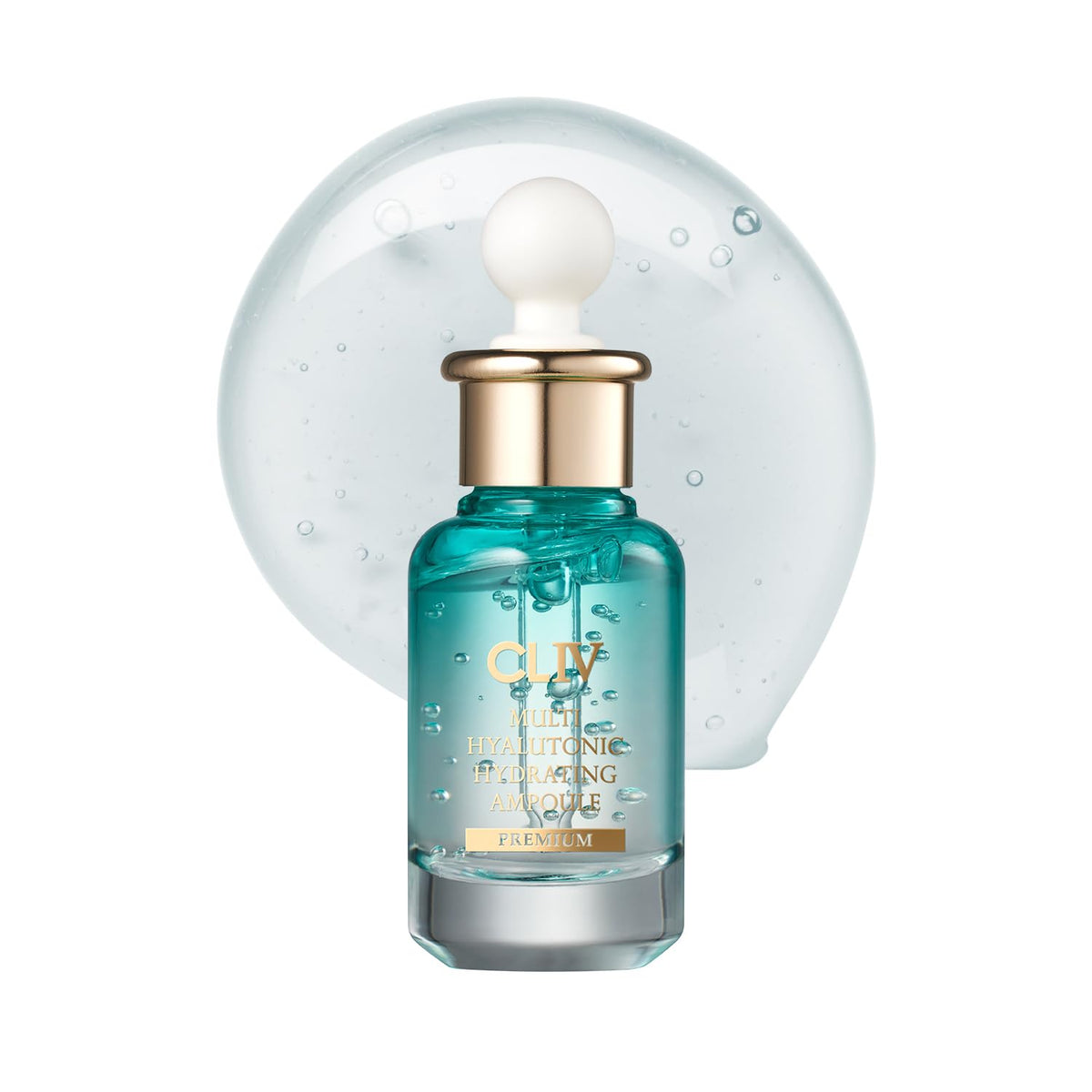 CLIV Multi Hyaluronic Hydrating Ampoule packaging shows premium Korean skincare for deep moisture