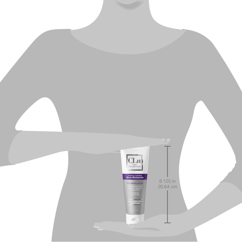 Creamy application spreads smoothly across the skin for lasting moisture