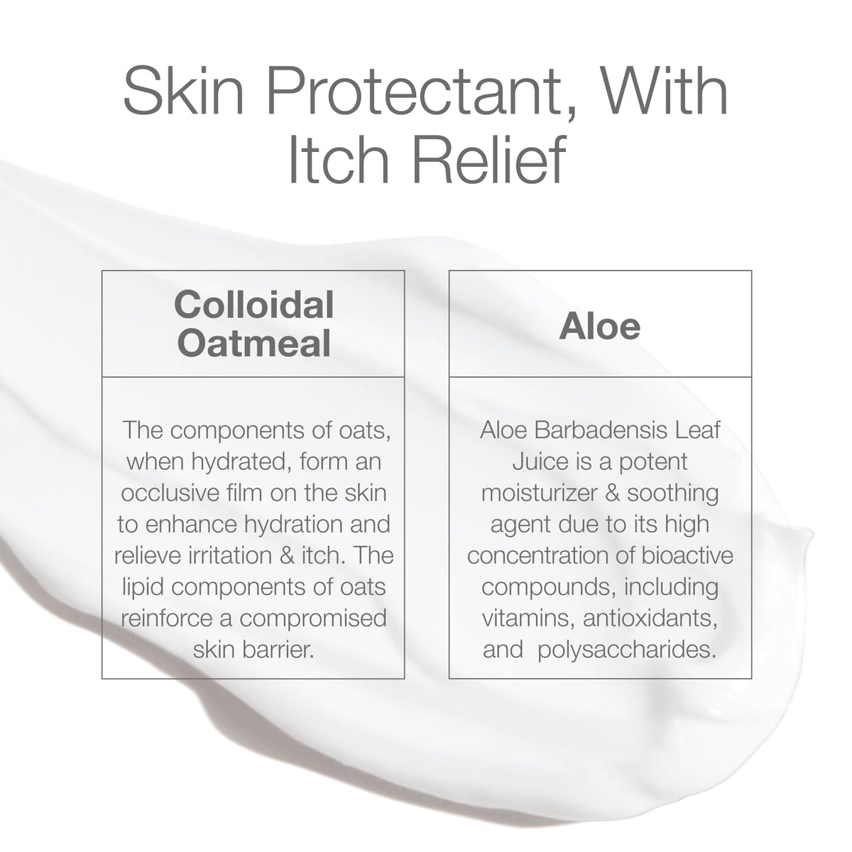 Vitamin blend label with B5, C, and E for nourished skin feel