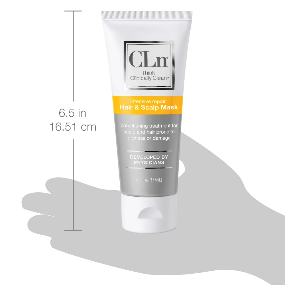Healthy-looking hair after CLn Hair Mask treatment, with improved softness.