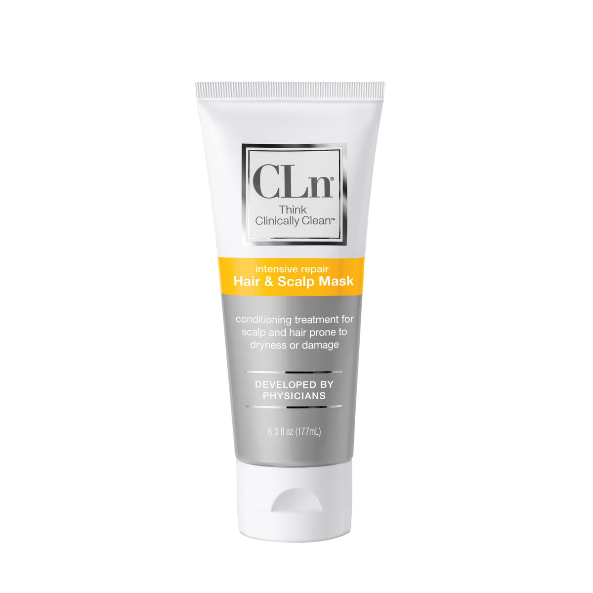 CLn Hair Mask bottle ready for deep conditioning and hydration for dry hair.