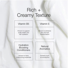 Hair strands appear softer and more manageable after CLn Mask treatment.