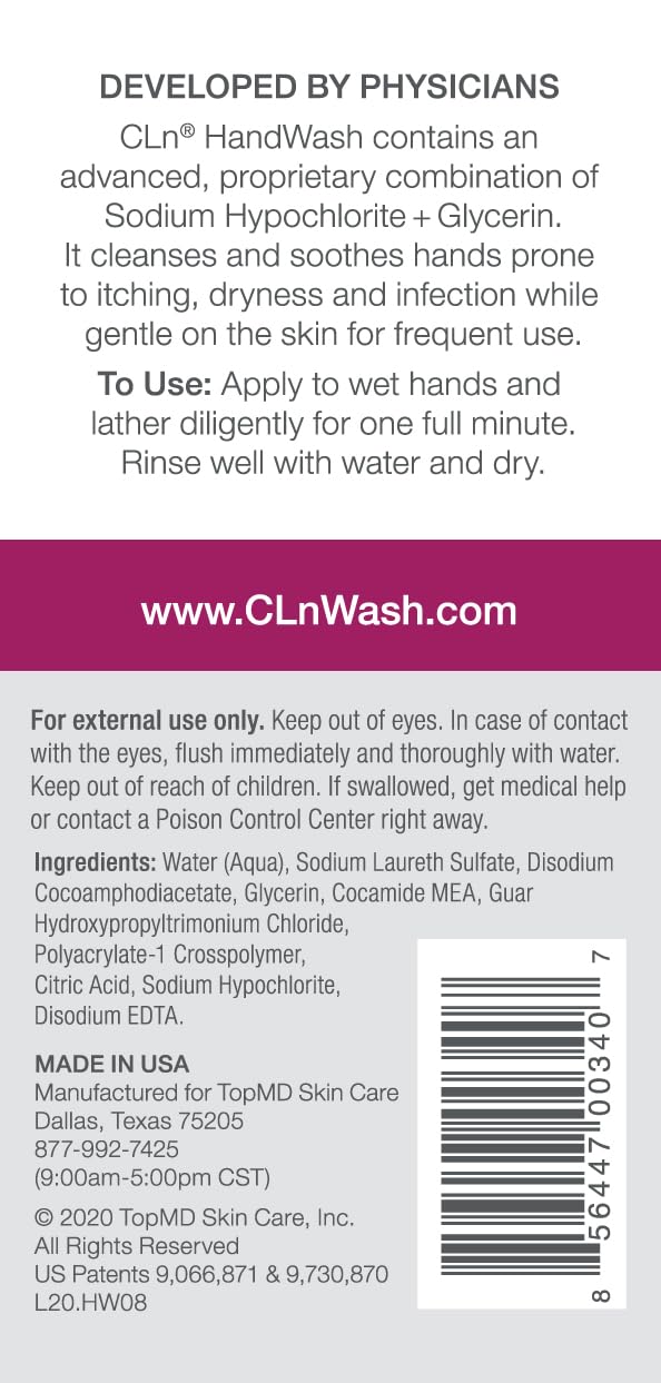 CLn HandWash pump dispense demonstrates convenient, non-drying hygiene for busy hands.