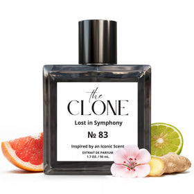 Clone Lost in Symphony No.83 bottle front, premium unisex fragrance presence.
