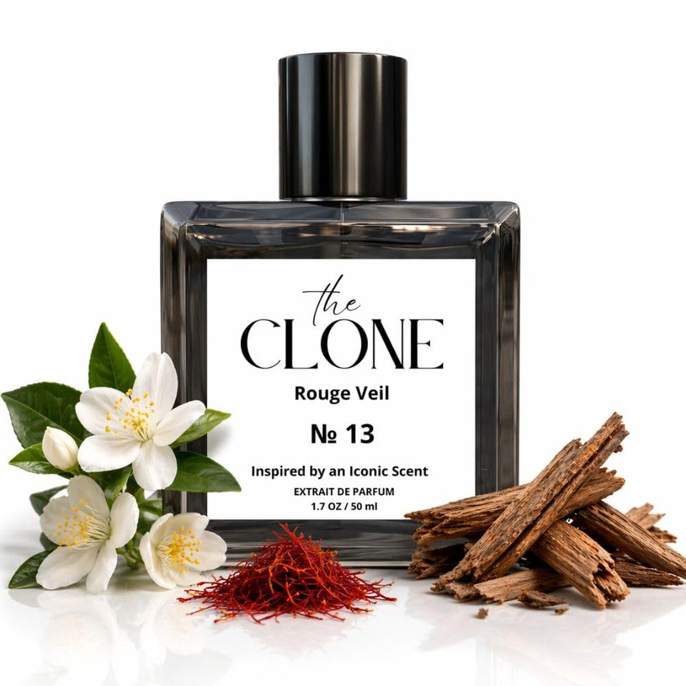 Clone Rouge Veil 13 bottle front, sleek design for daily wear.