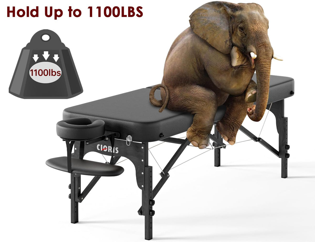 CLORIS arch-shaped bed frame offers stable base on most floor types.