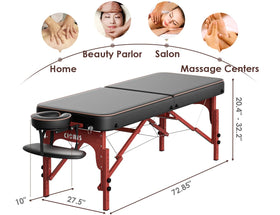 CLORIS table with carrying bag enables quick transport and on-site setup