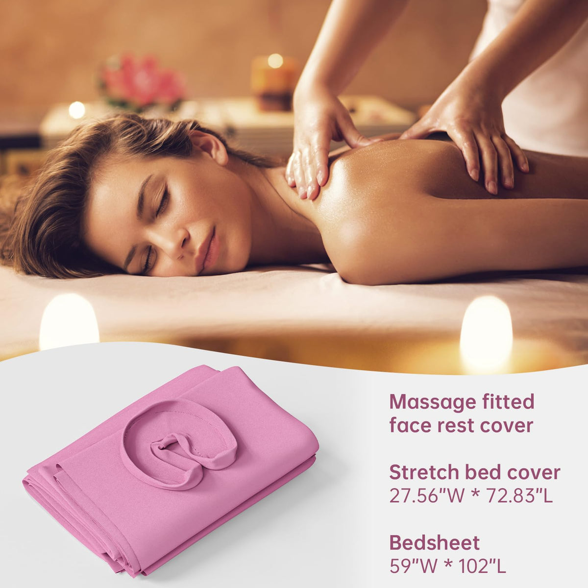 CLORIS soft microfiber texture enhances client comfort.