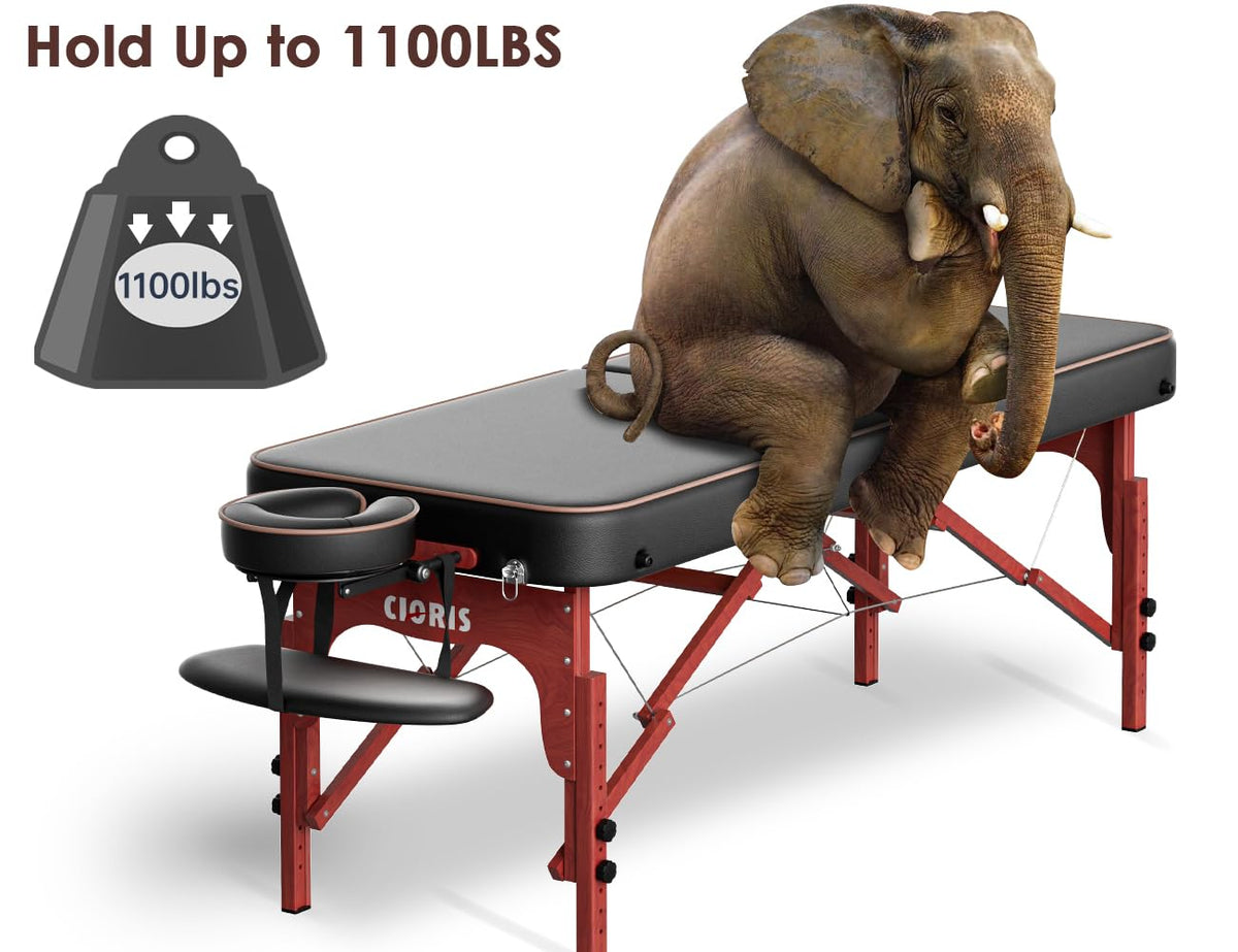 CLORIS table features soft-touch PU leather cover that's easy to clean