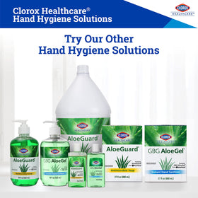 Healthcare setting using AloeGuard to support hygienic routines.