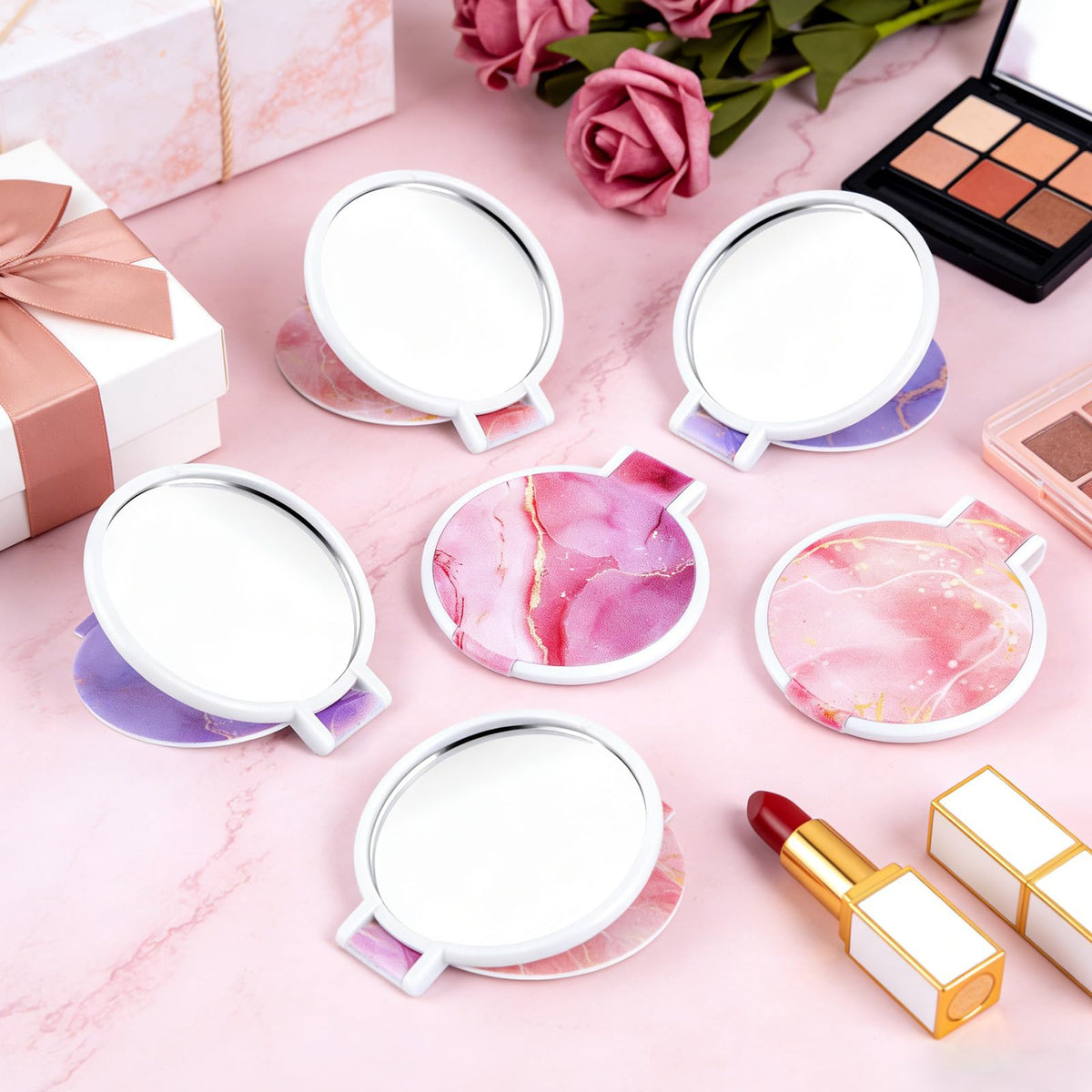 clothmile gift-ready marble mirrors for parties and events.