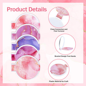 clothmile scratch-resistant marble mirror pocket design for daily use.