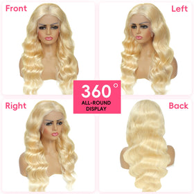 Cloudeer 613 wig with bleached knots for a seamless part