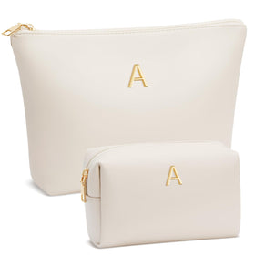 CloudWINGS initial monogram makeup bag for personalized gifting and on-the-go organization.