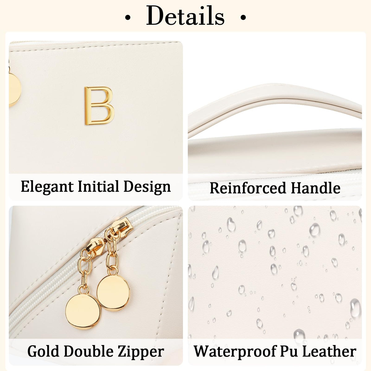 CloudWings small toiletry bag with mesh pockets for organization.