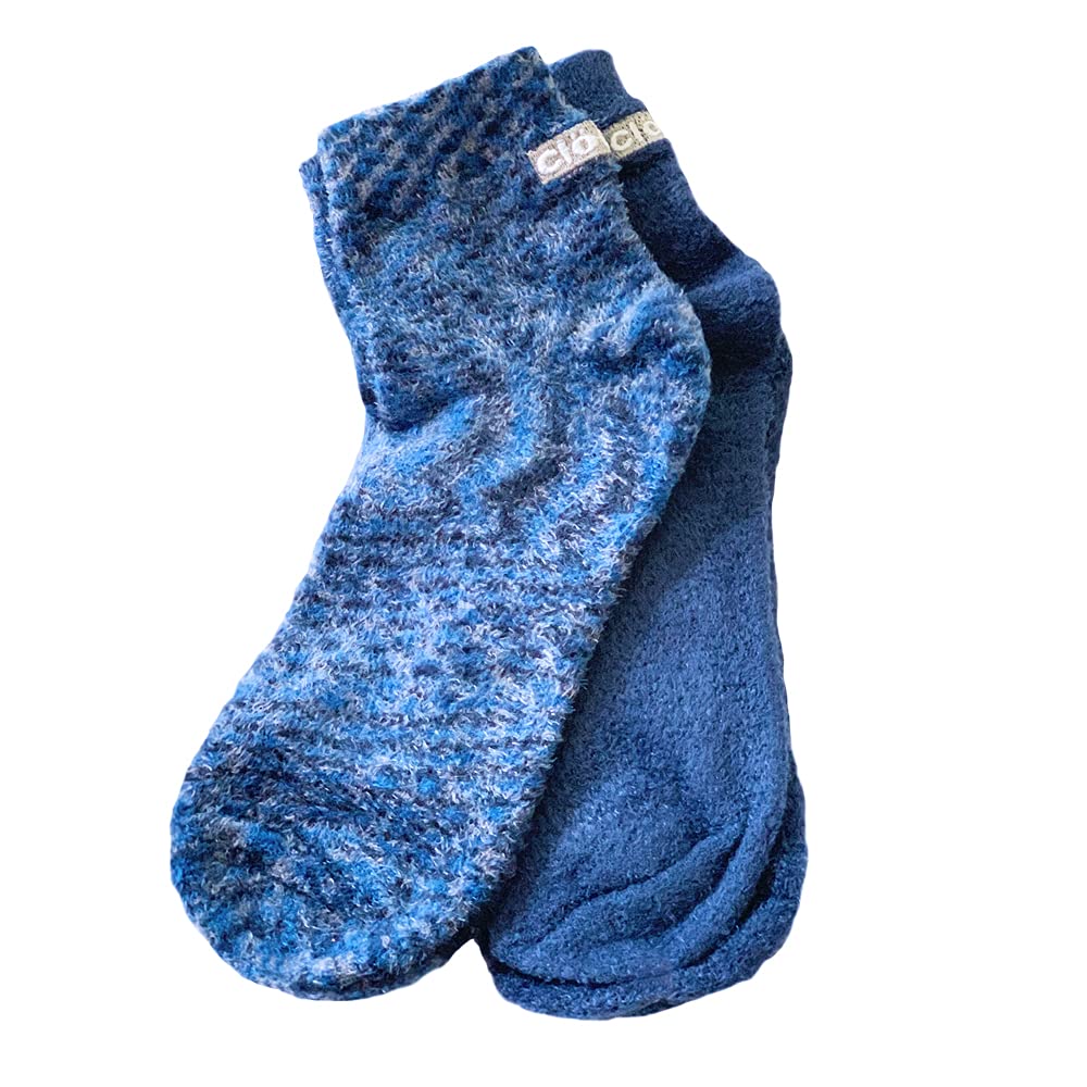 Cloudz dreamy blue soft plush socks for all-day comfort.