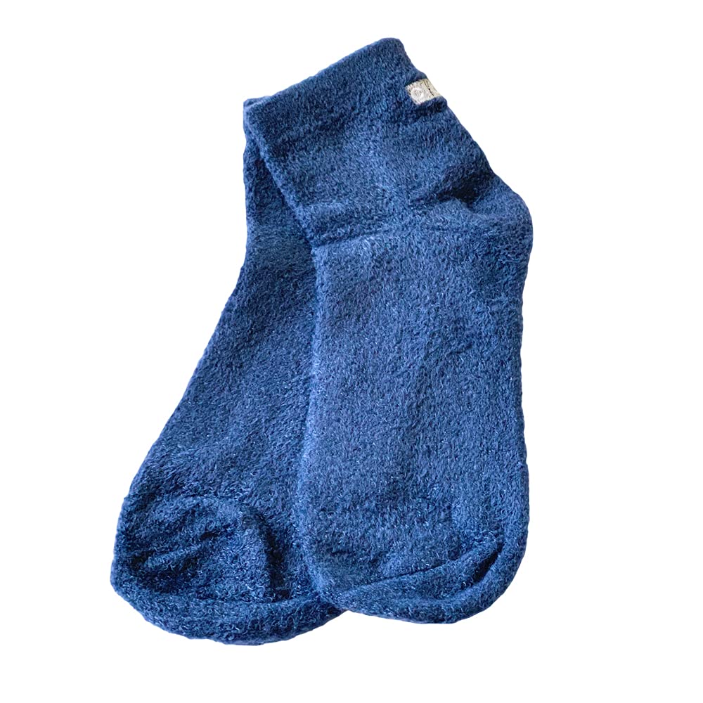 Cloudz solid blue sock design emphasizing versatile style.