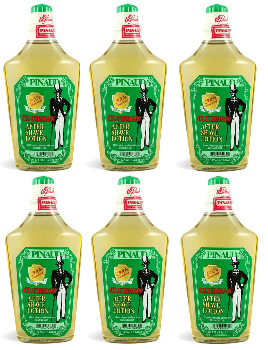 Clubman After Shave Lotion 6oz bottle for classic grooming and refreshed skin after shaving