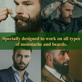 Clubman moustache wax neutral travel pack for easy grooming on the go.