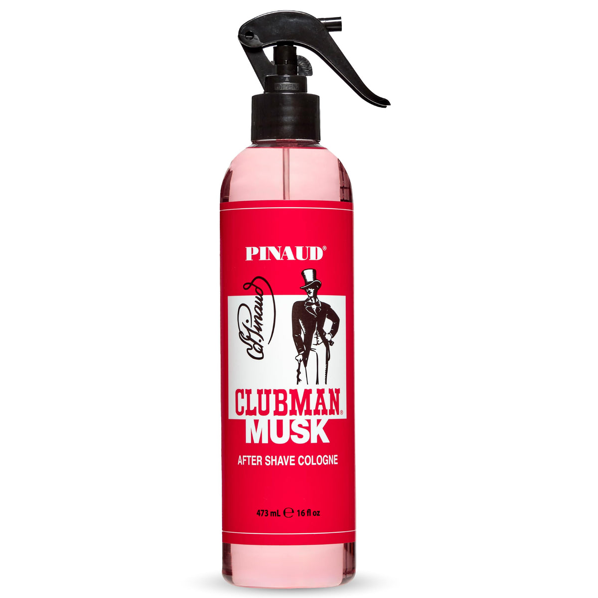 Clubman Musk 16oz bottle ready for daily grooming and long-term use.