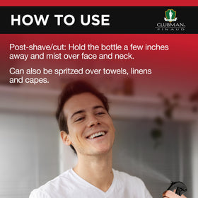 Clubman Musk bottle on shelf emphasizes generous size for regular use.