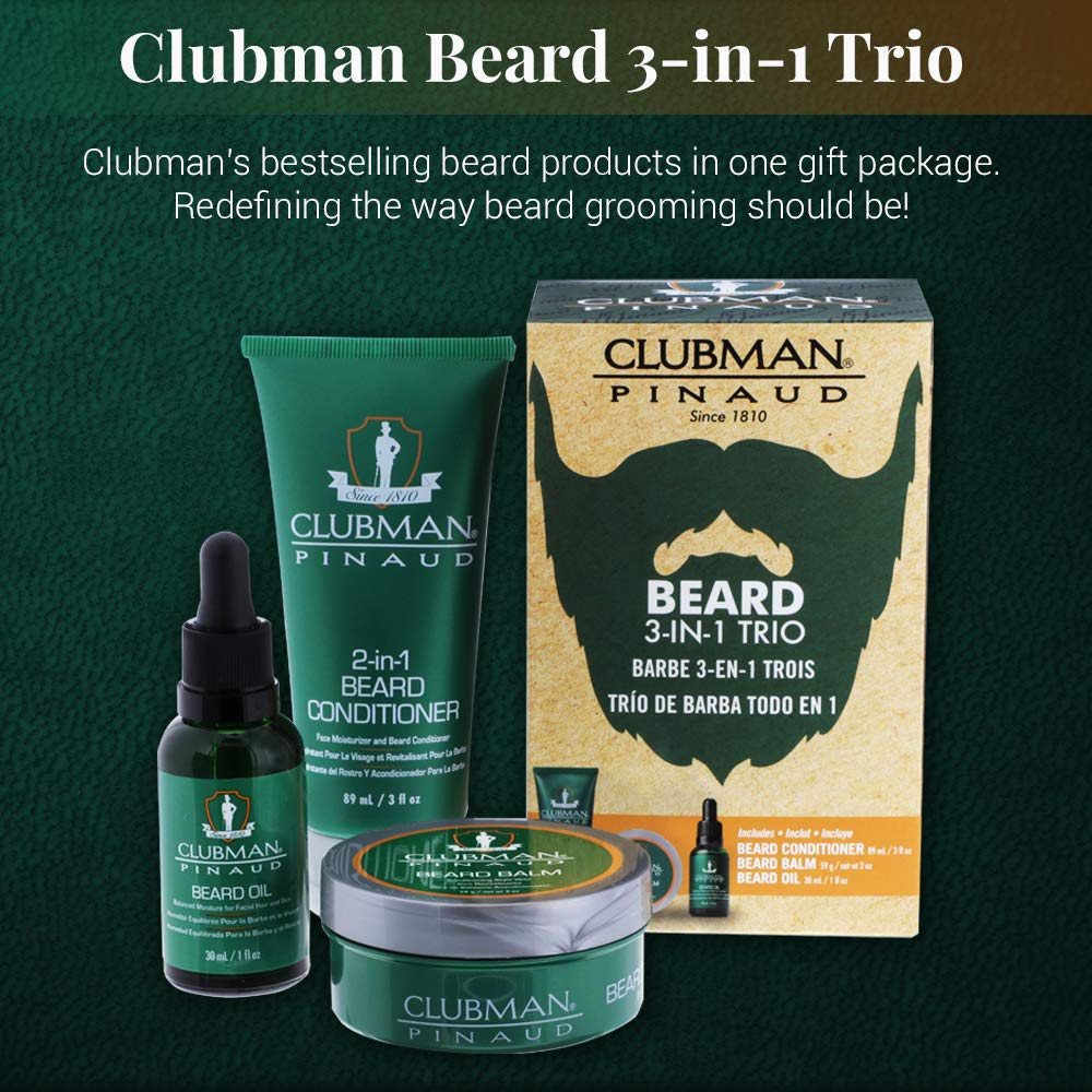 Clubman Pinaud USA-made cruelty-free label signals trusted grooming standards.